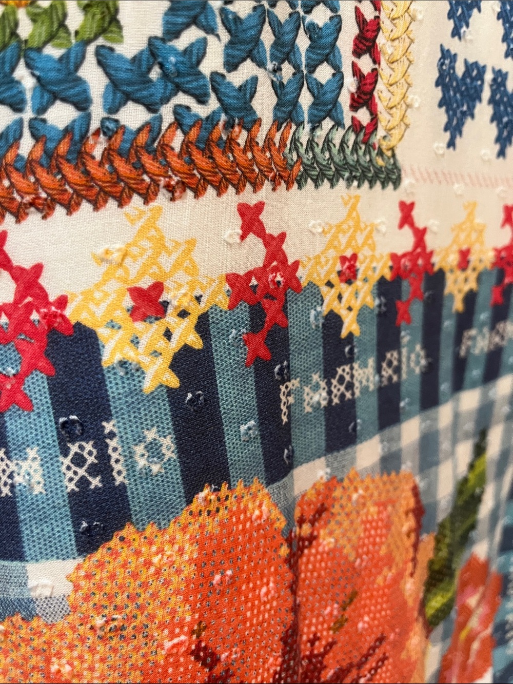 Farm Rio patchwork dress - Picture 6 of 12
